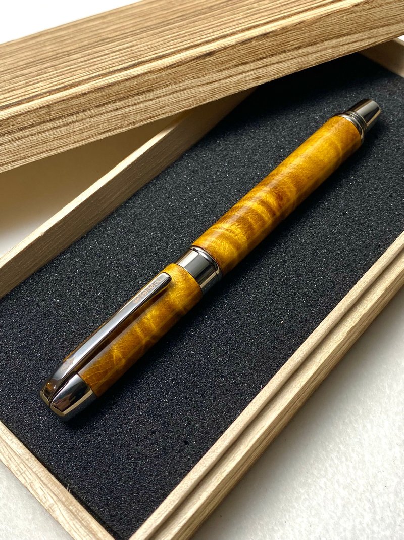 3952老山羊-大鵬灣 金絲楠木 高清高亮版 雙色書法鋼尖鋼筆 - 鋼筆 - 其他材質 