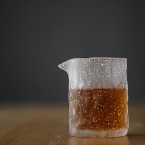聞說 聞說|日式霜感琉璃氣泡錘紋公道杯