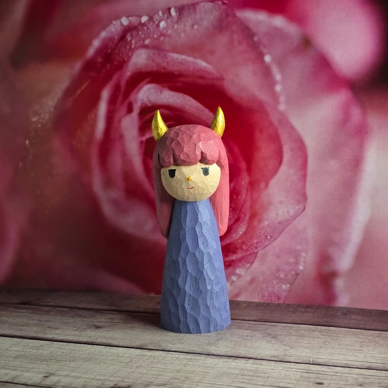 金牛座 木雕(現貨) - 公仔/玩偶 - 木頭 多色