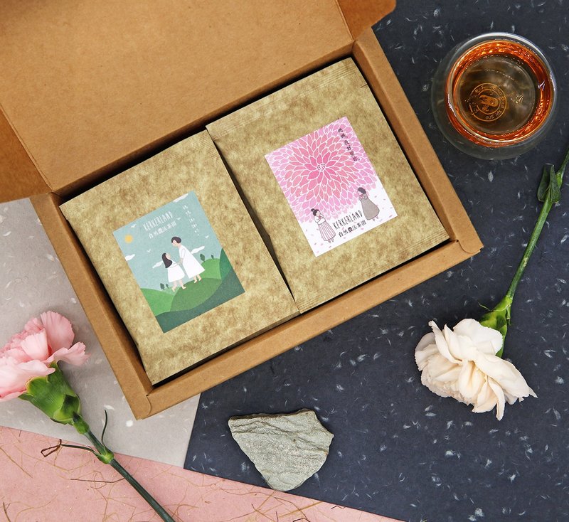 母親節茶包禮盒-15-20入(贈母親節卡片) - 茶葉/茶包/水果茶 - 其他材質 多色