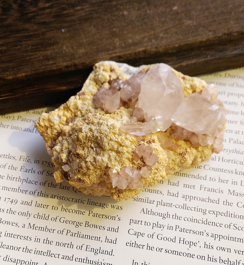 Calcite on Ankerite 湖北 方解石 鐵白雲石共生礦 天然礦石 原礦 - 擺飾/家飾品 - 其他材質 