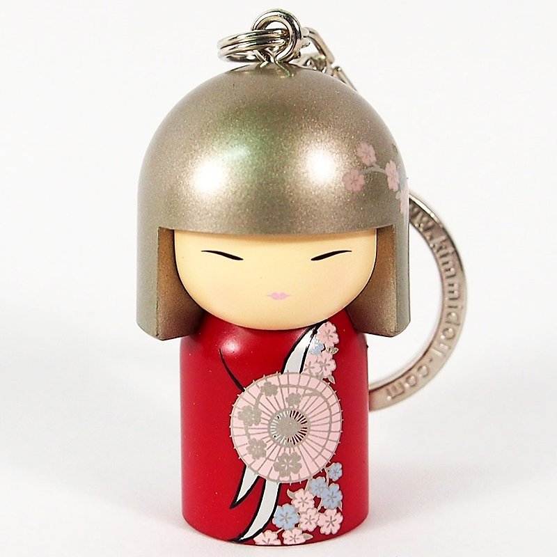 Key ring-Nami Lucky Warriors [Kimmidoll and Fu doll key ring] - ที่ห้อยกุญแจ - วัสดุอื่นๆ สีแดง