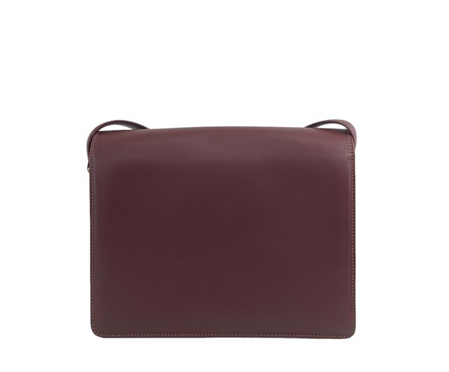 日本直送 名牌中古包 】Cartier カルティエ ショルダーバッグ ボルドー