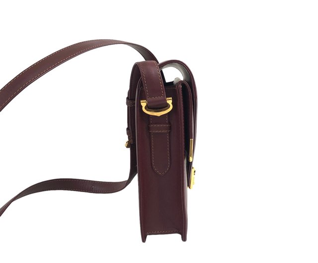 日本直送 名牌中古包 】Cartier カルティエ ショルダーバッグ ボルドー