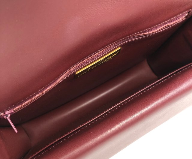 日本直送 名牌中古包 】Cartier カルティエ ショルダーバッグ ボルドー