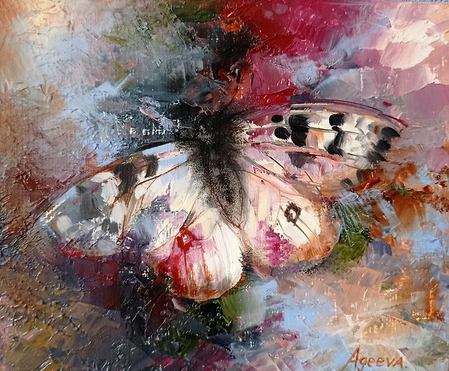 abstract butterfly painting