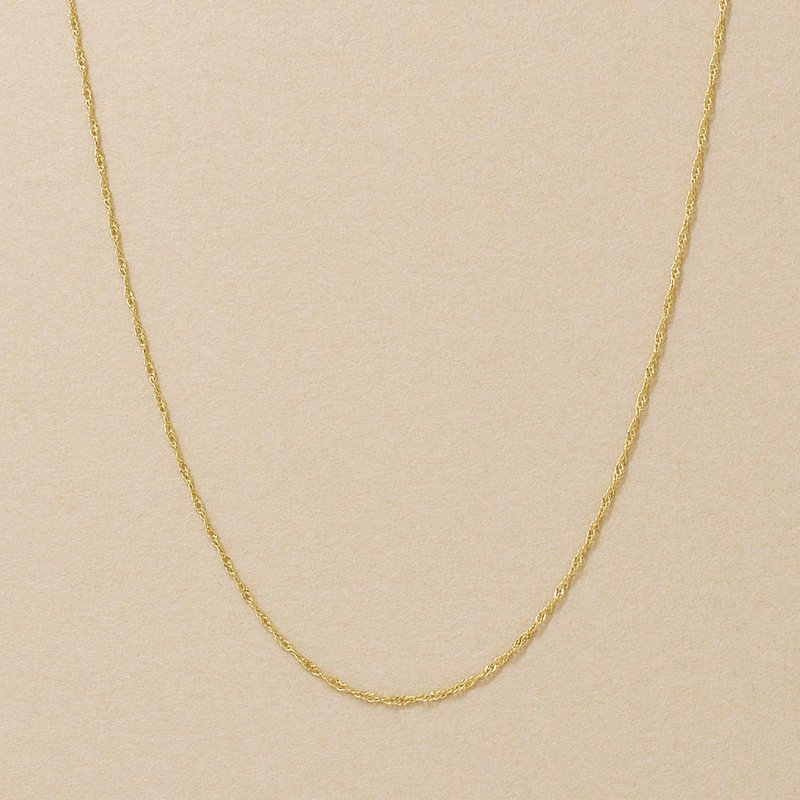 10K 螺絲鏈項鍊 50cm (黃金) - 項鍊 - 貴金屬 