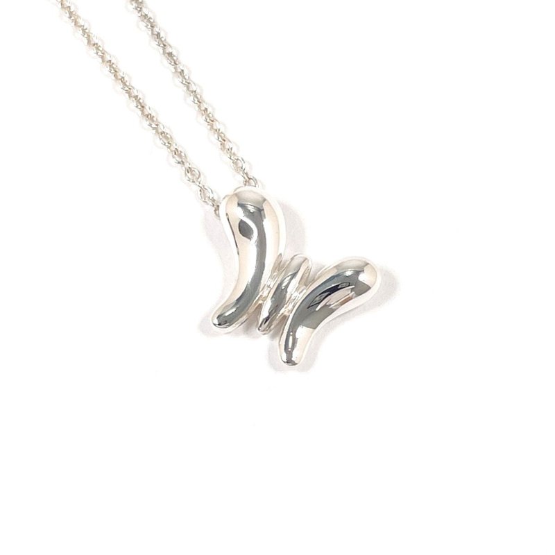 【日本直送 中古美品】ティファニー TIFFANY&Co. ネックレス バタフライ 蝶 エルサペレッティ シルバー925 アクセサリー - 項鍊 - 純銀 銀色
