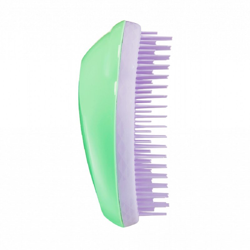 TANGLE TEEZER British curly hair comb (purple green) - Makeup Brushes - Resin Multicolor