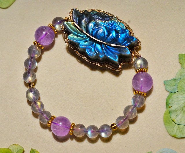 Gemstone Lotus outlet Crystal Wrap