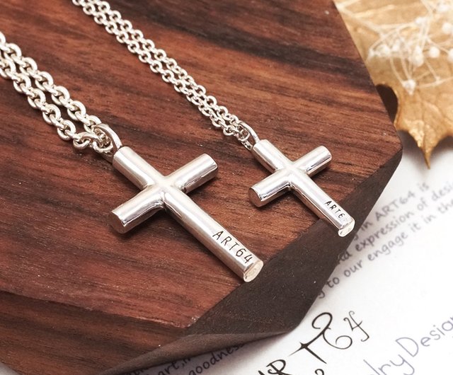 Unisex on sale cross necklace