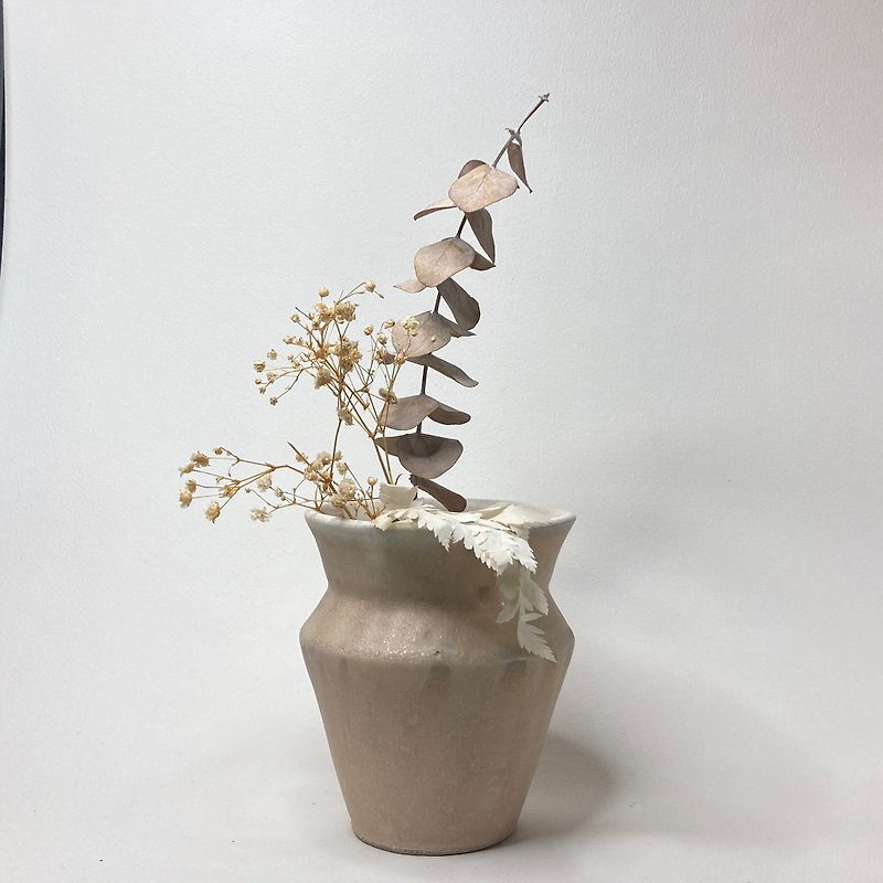 春のオーロラ～花器～ - 観葉植物 - 陶器 ピンク