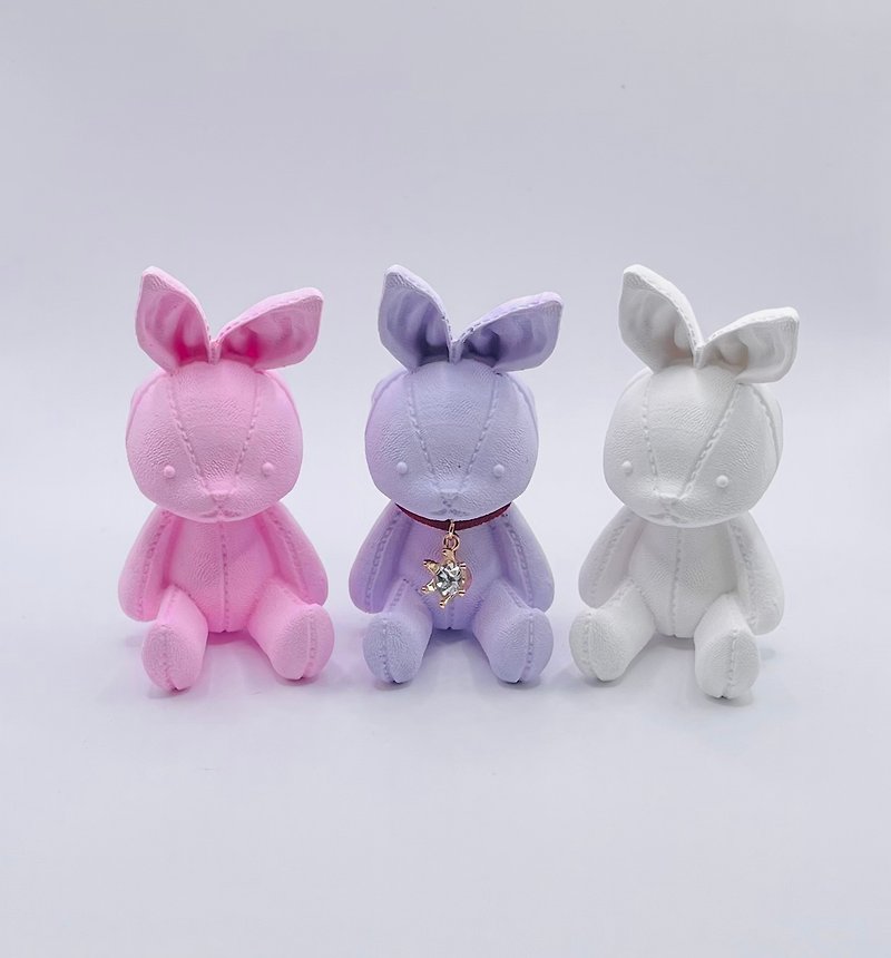 Hand-made Bunny Diffuser Stone-Strap-Birthday Gift-New Year Gift-Decoration-Christmas Gift - ของวางตกแต่ง - วัสดุอื่นๆ 