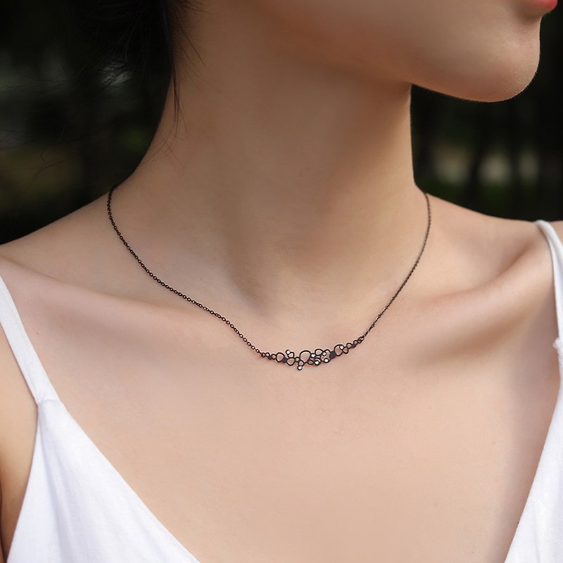 Constellation Necklace | Cancer | Clavicle Chain - Necklaces - Stainless Steel Gold