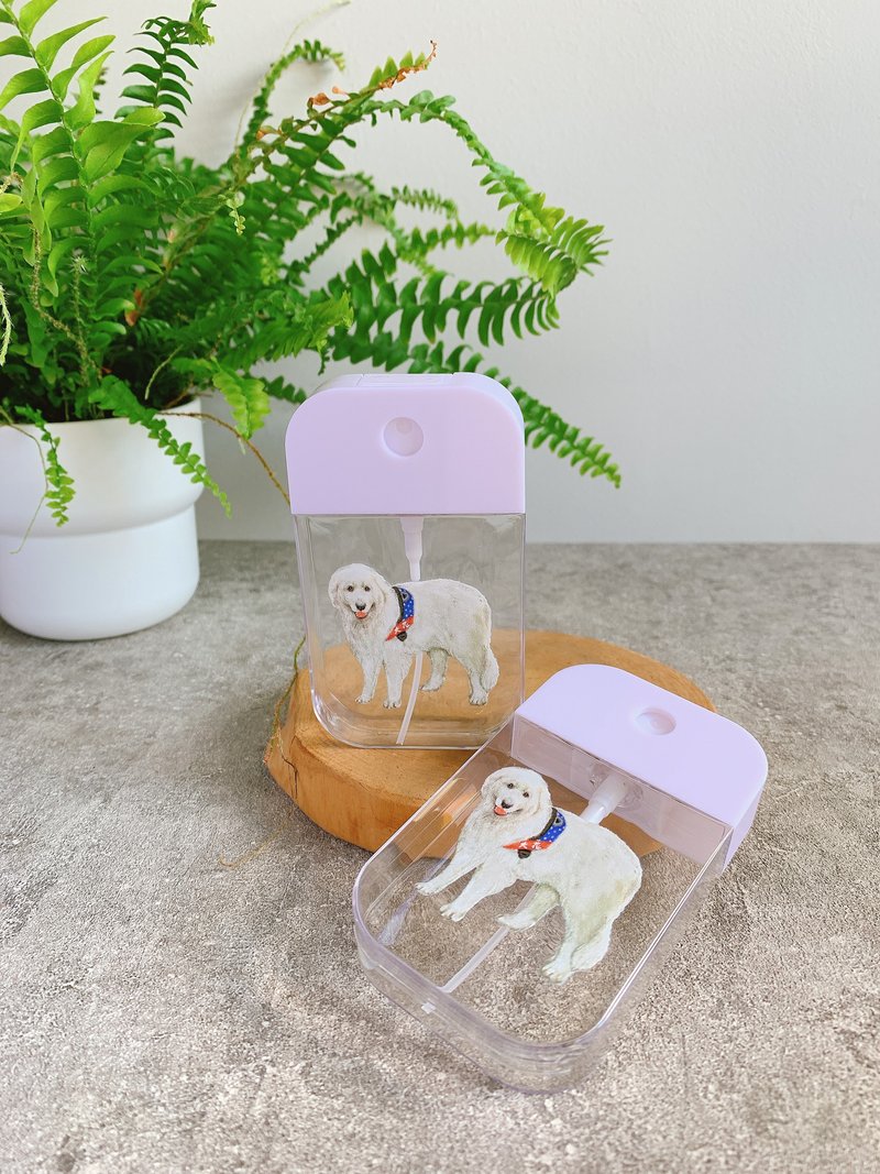 【酒精隨身噴霧瓶一組2入 】 含單人似顏繪 | 追蹤IG贈手機桌布 - 似顏繪/客製畫 - 塑膠 透明