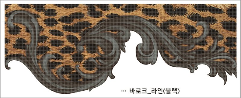 Baroque line 4types (blackraccoon) Vintage collage design paper sticker - 貼紙 - 紙 多色