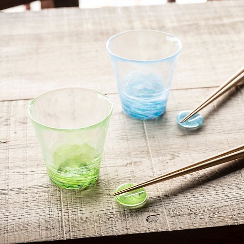 ADERIA 津輕玻璃 日本津輕 手作漩渦玻璃燒酌杯 飲料杯 / 共3色