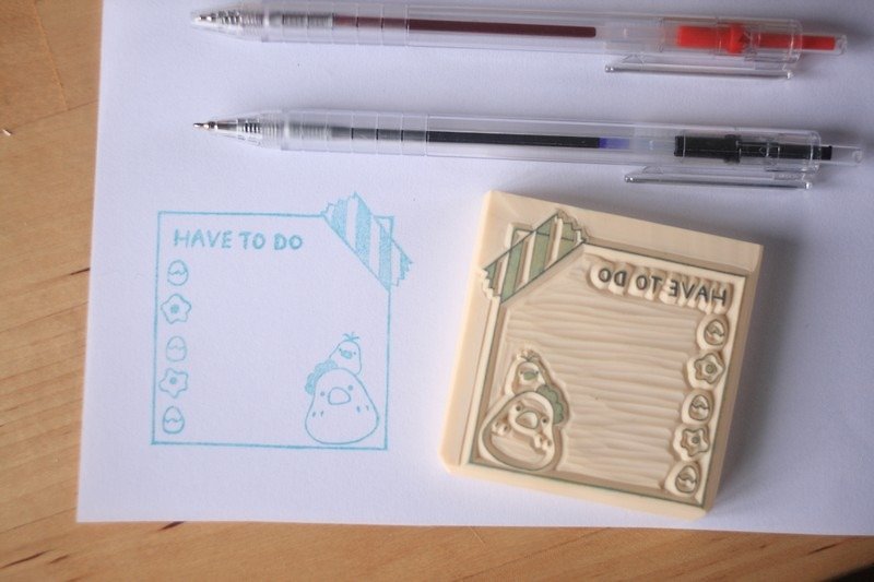 HAVE TO DO-Chicken Style - Stamps & Stamp Pads - Rubber 