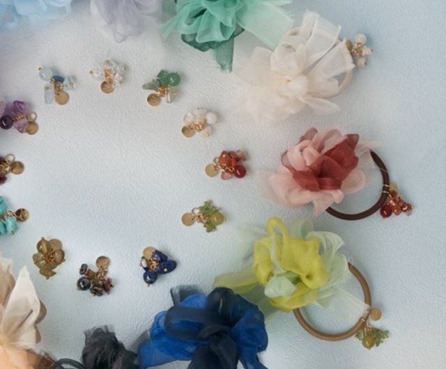 オーガンジーリボン♡STAR CANDY Star Candyオーガンジーヘアゴム♡