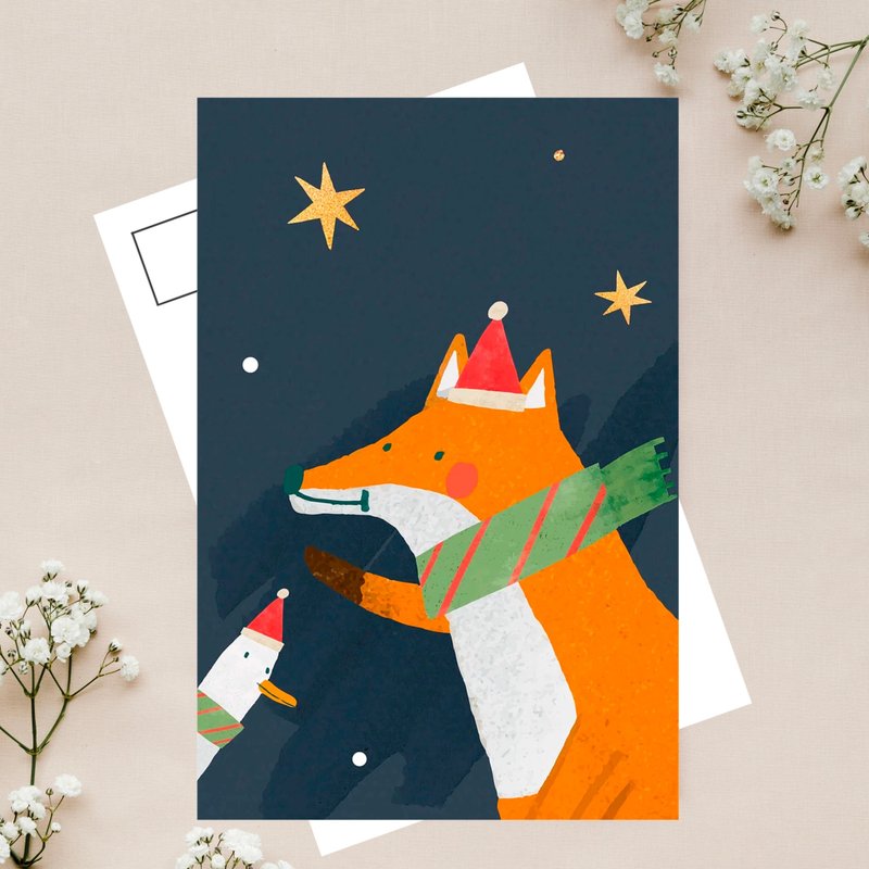 Xmas postcard - 卡片/明信片 - 紙 