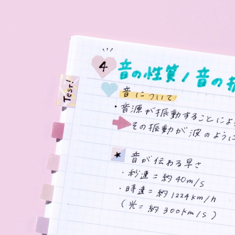 IROHA PUBLISHING SUMMARY notebook stickers are available in five types - Stickers - Paper Multicolor