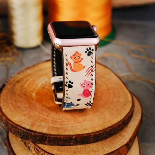 RuslieStraps Apple watch leather band 44mm / 42mm, 40mm / 38mm