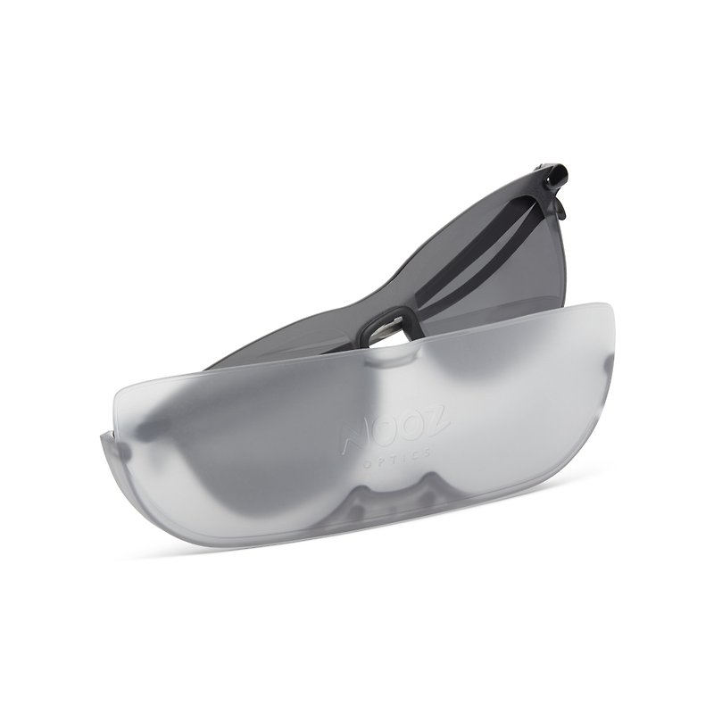 French Nooz Fashion Sports Sunglasses - Temple Portable - Rectangular Glare Silver - กรอบแว่นตา - วัสดุอื่นๆ สีเงิน
