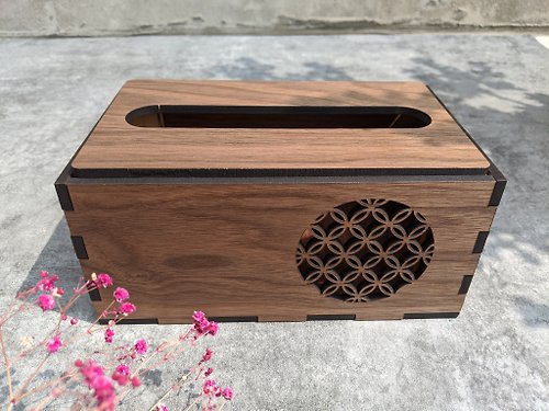 WE CAN HOUSE 木紋窗花面紙盒-收納-禮物-設計-Design