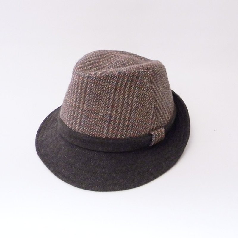 アトリエならではのものづくりが生んだソフト帽（PL1706-Brown） - 帽子 - その他の素材 ブラウン
