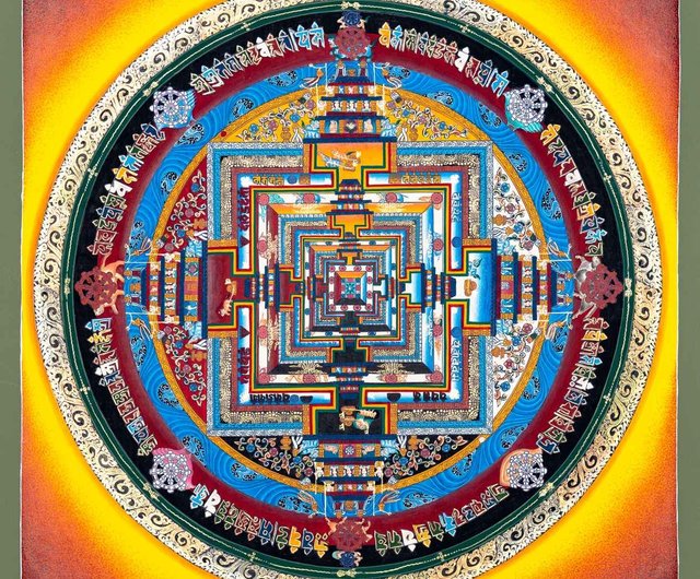 カラチャクラマンダラ – 禅仏教アートワーク - ショップ Boudha Stupa