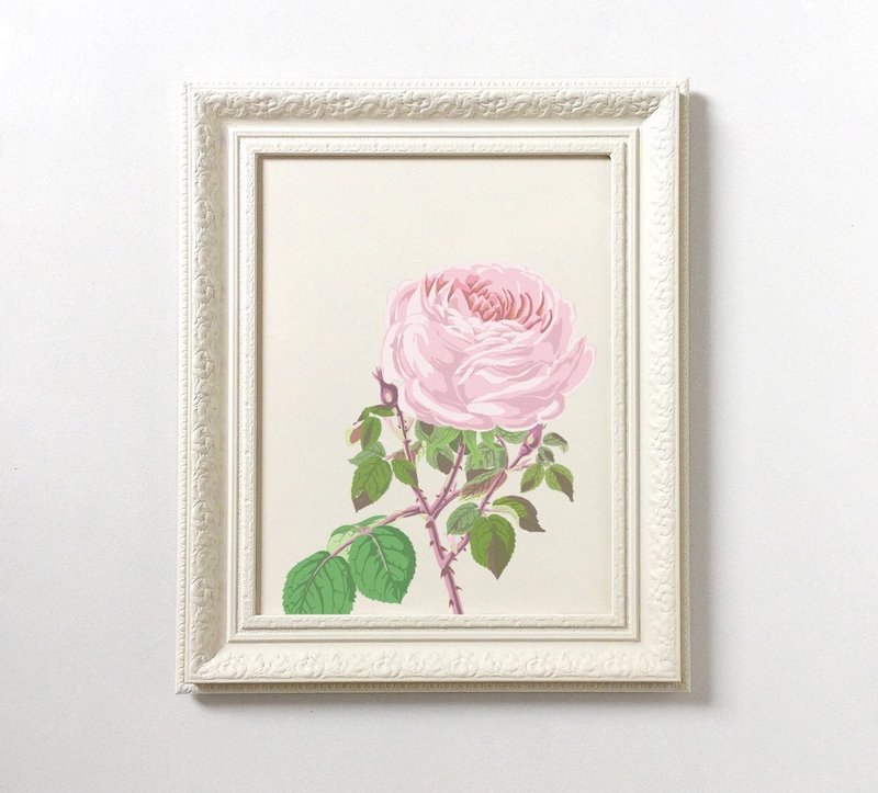 **Classic Blooms** Collection Perfect for living rooms, bedrooms, and offices. - 壁貼/牆壁裝飾 - 木頭 金色