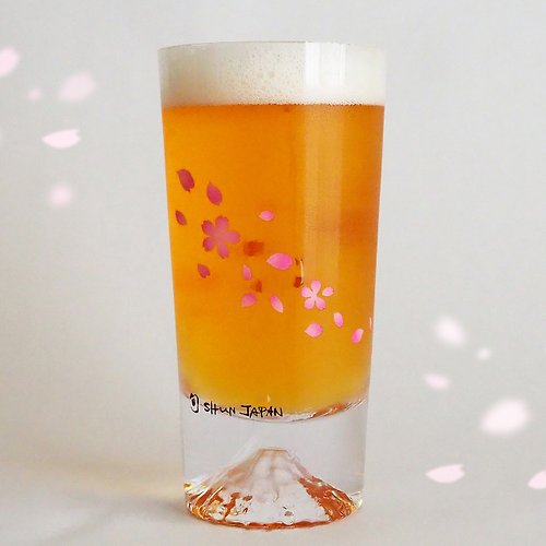 MARUMO TAKAGI TOUKI Co., Ltd. 富士山 冷感櫻舞 富士山玻璃杯