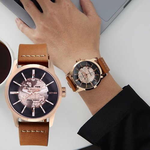 米朵貝菈．時光的禮物 RELAX TIME 環保人動電能系列 腕錶 (RT-62k-9)