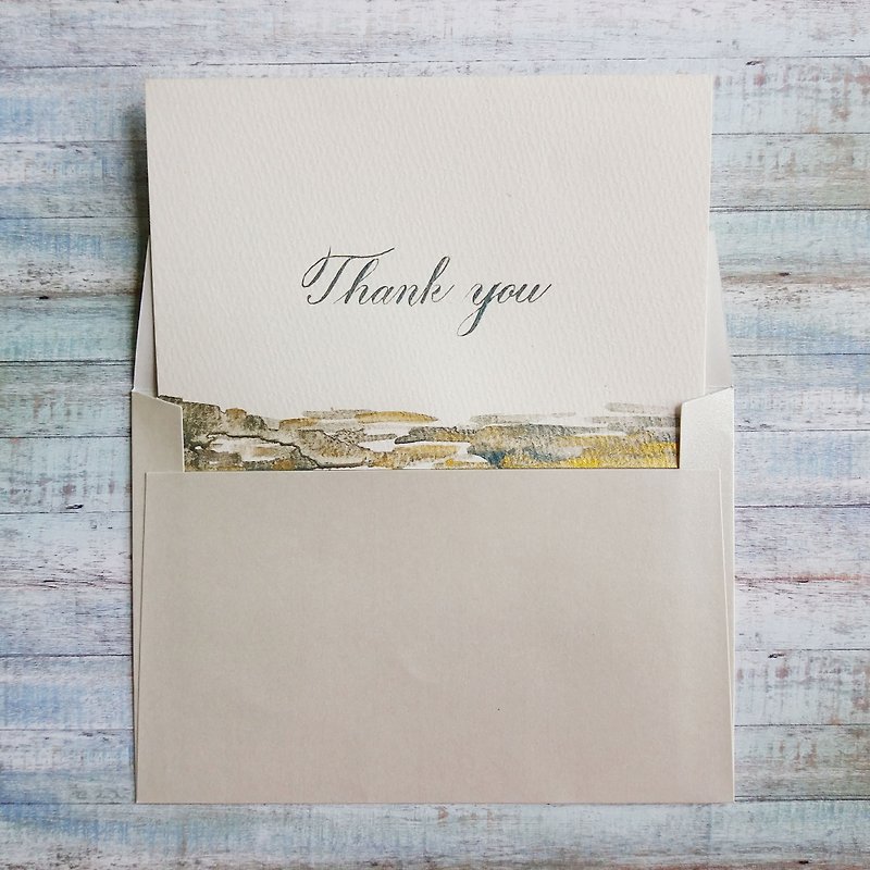 Mstandforc Handmade Card Thank You Card - Cards & Postcards - Paper Multicolor