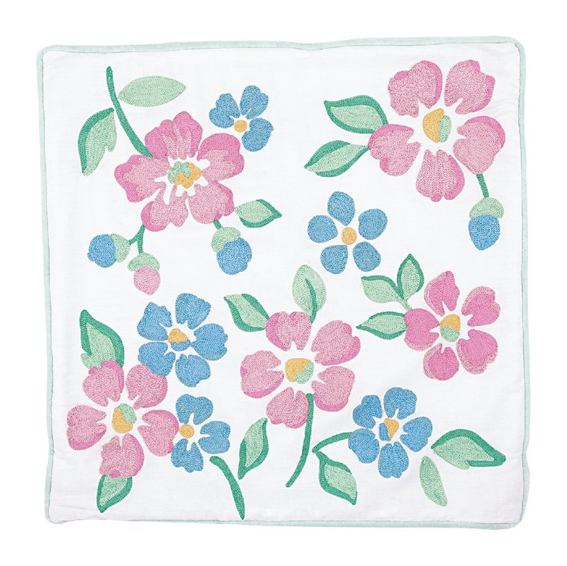 【新品】丹麥GreenGate Athea white 刺繡抱枕套 50x50cm - 枕頭/抱枕 - 棉．麻 多色