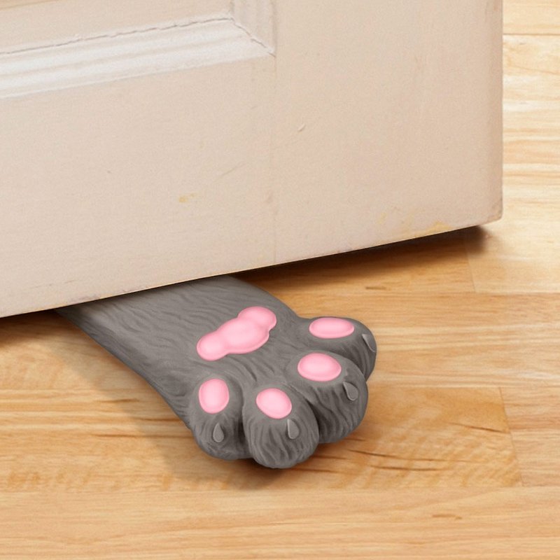 Here Kitty cat claw shaped door stop - Other - Rubber Gray