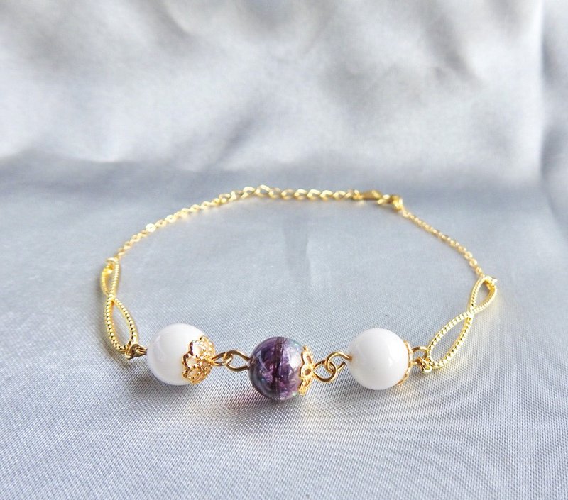 無限祝福手鍊-金色-925純銀 - 手鍊/手環 - 純銀 金色