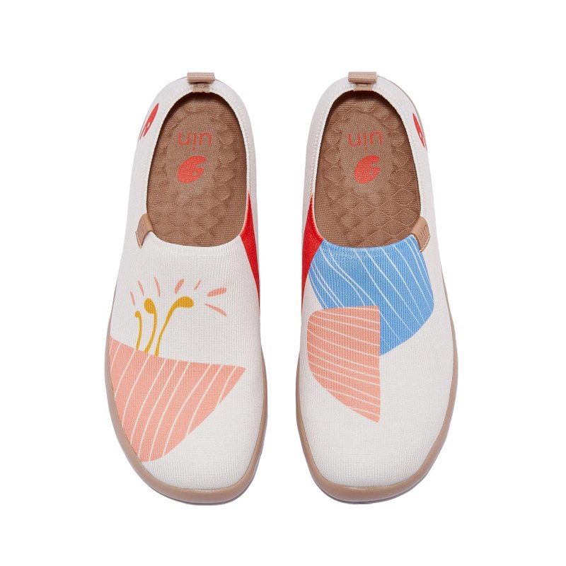 【 Uin 】西班牙原創設計 | 春芽 彩繪休閒 女鞋 - 女休閒鞋/帆布鞋 - 其他材質 多色