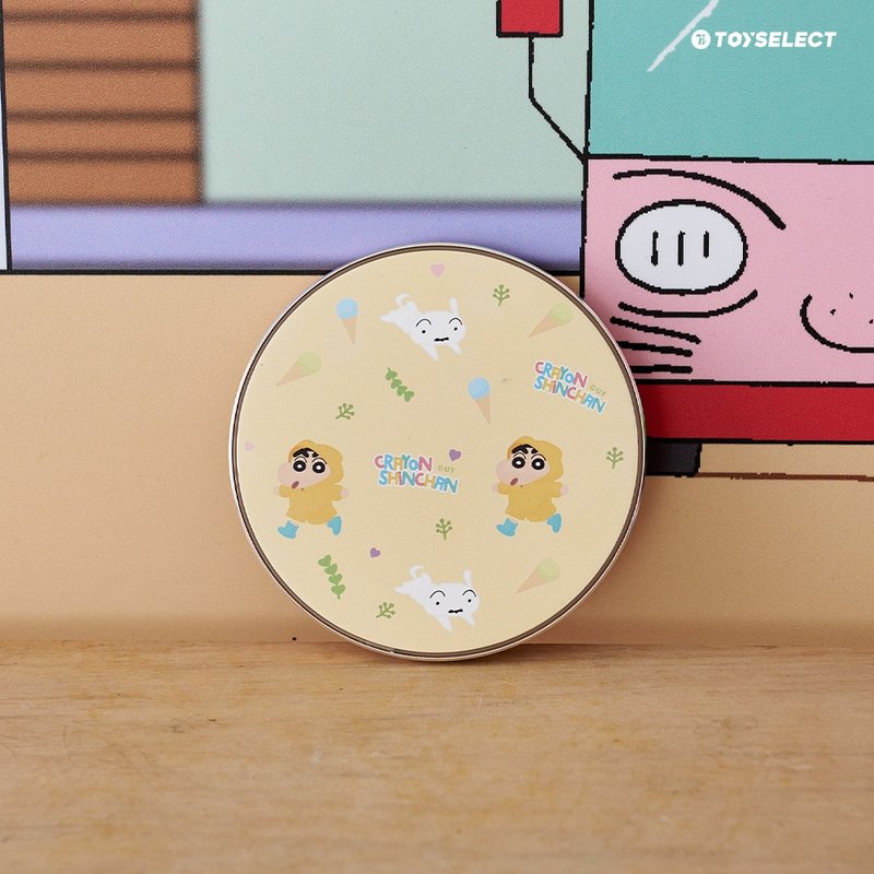 Crayon Shin-chan Pink Floral Series Wireless Charging Plate - ที่ชาร์จไร้สาย - พลาสติก หลากหลายสี