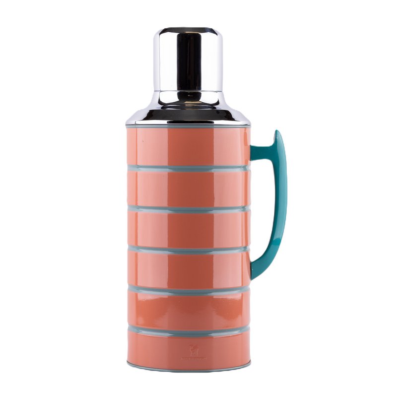 Camel brand 1.5L glass bladder vacuum insulated pot candy color body melon 412CL - Vacuum Flasks - Other Materials Orange