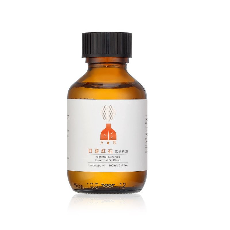 Higurashi red stone scent essential oil 100ml - sun-dried wood combined with moist green leaves - น้ำหอม - พืช/ดอกไม้ 