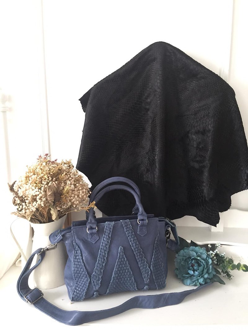 Enigma-BP Women's Lambskin Handbag - Handbags & Totes - Genuine Leather Multicolor