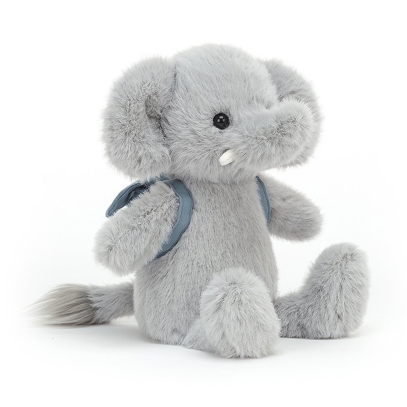 Backpack Elephant 上學大象 暴牙大象 背包大象 - 玩偶/公仔 - 聚酯纖維 藍色