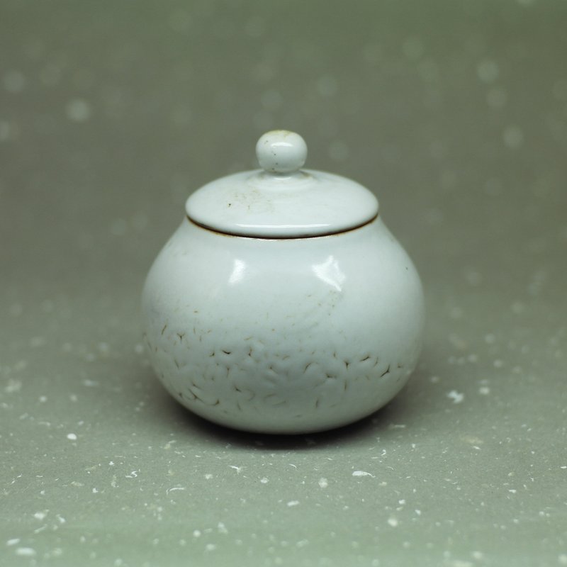 柚型 縮釉 茶倉 手作陶藝 茶道具 - 茶壺/茶杯/茶具 - 陶 