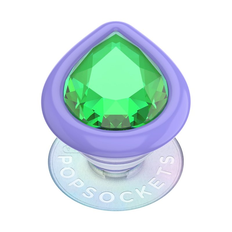 PopSockets Bubble Sao Mobile Phone Airbag Holder-Green Crystal Teardrop - Phone Accessories - Plastic Multicolor