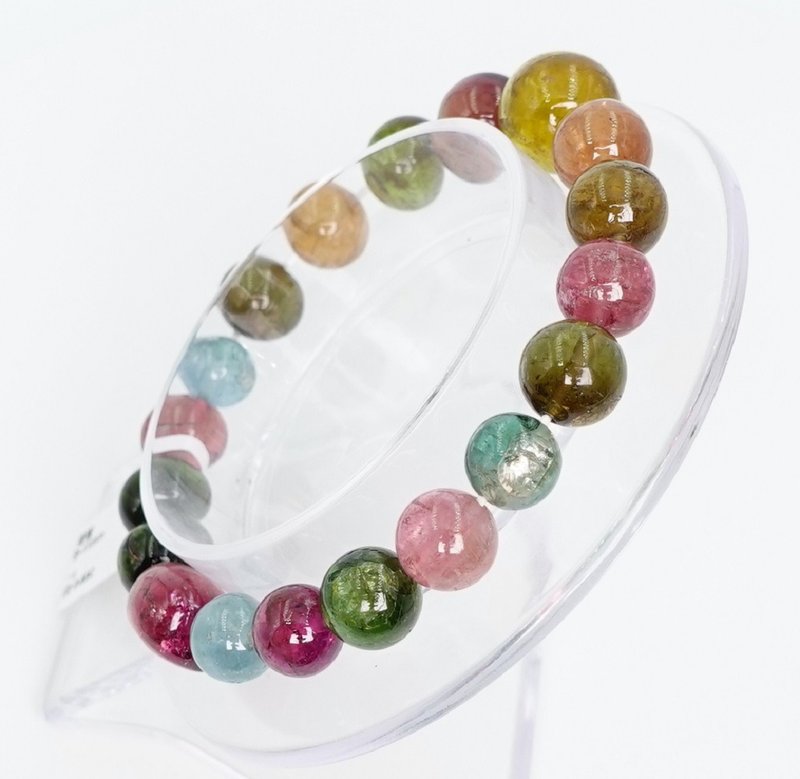 Poly Gold Jewelry-Natural Tourmaline Bracelet - Bracelets - Gemstone 