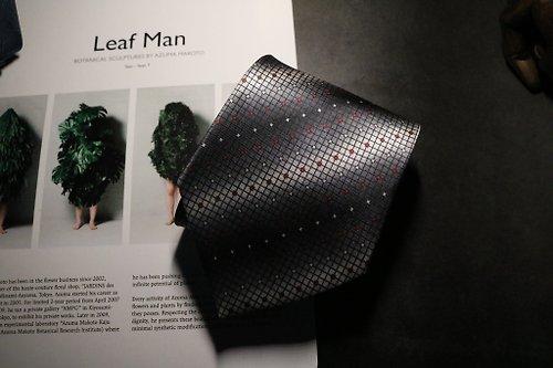 壞紳士 黑灰色點點復古領帶商務正裝necktie