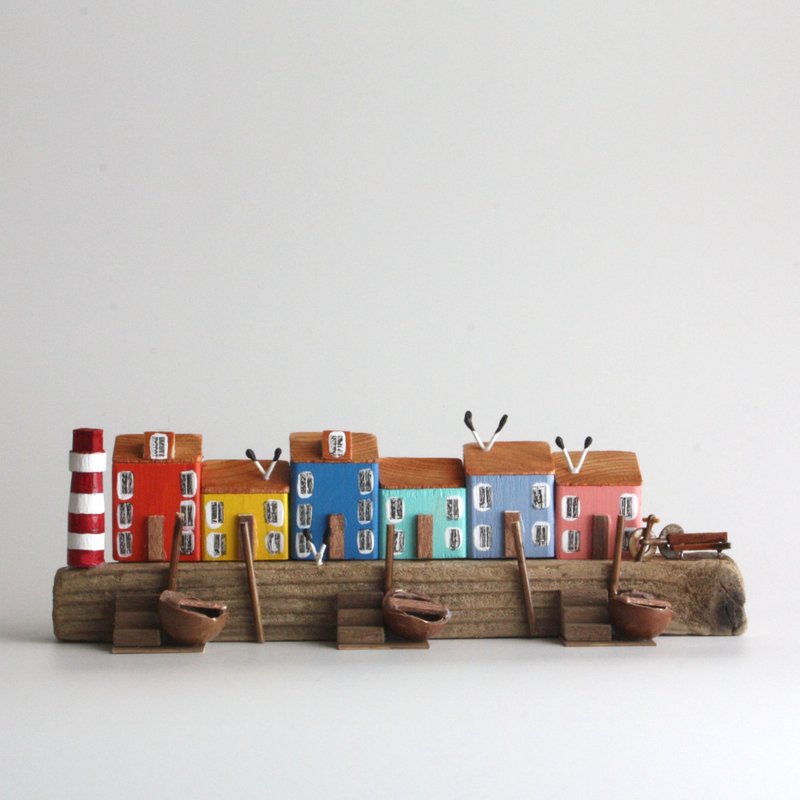 漂流木飾品 - 潮聲與海鷗 - Bu006 - 裝飾/擺設  - 木頭 