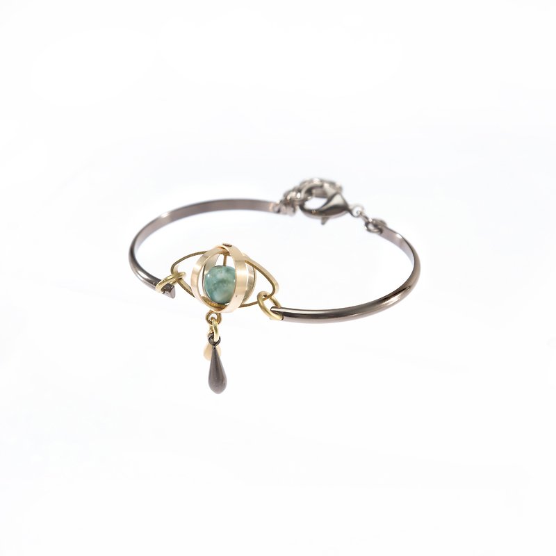 Eye of Horus – Duo colours bangle style bracelet - Bracelets - Copper & Brass 