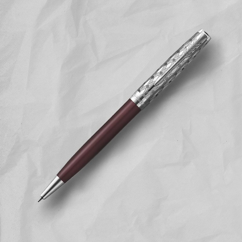 PARKER 派克 卓爾致臻系列 典藏紅 原子筆 免費刻字 - 原子筆/中性筆 - 其他金屬 紅色